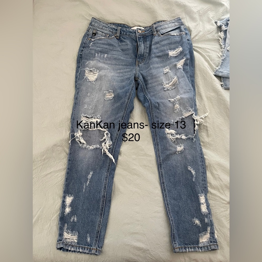 KanKan Ripped Jeans! Size 13